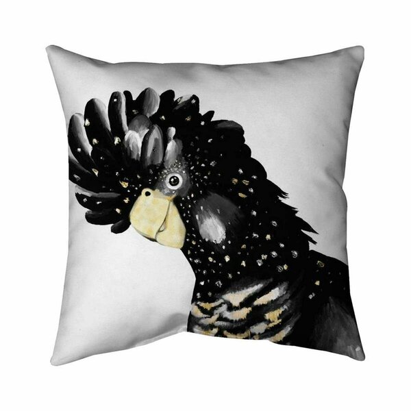Begin Home Decor 26 x 26 in. Cockatoo Parrot-Double Sided Print Indoor Pillow 5541-2626-AN241-1